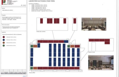 Progetto di correzione acustica aule scolastiche